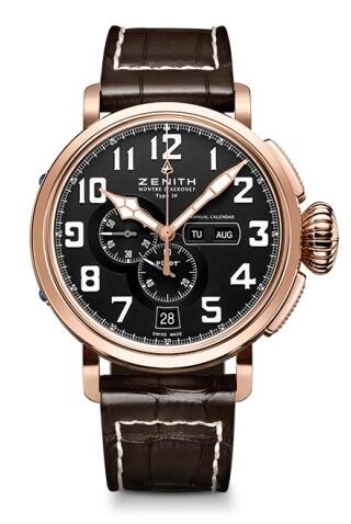 Review Zenith Pilot Type 20 Annual Calendar Replica Watch 87.2430.4054/21.C721 - Click Image to Close